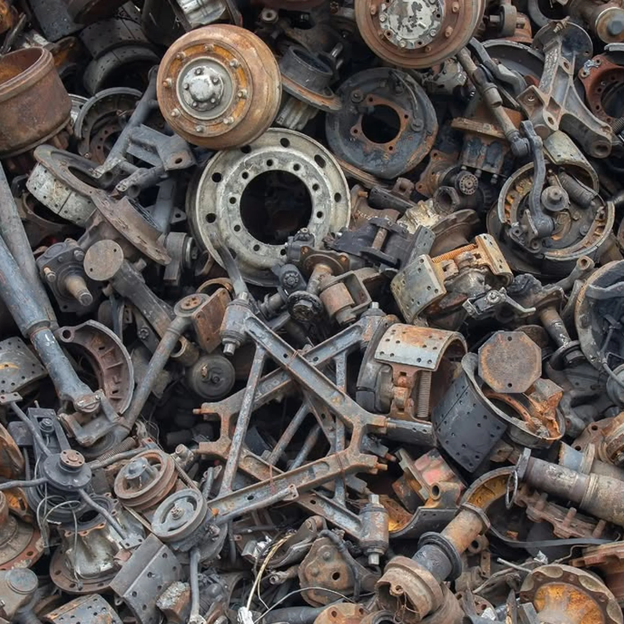 scrap metal and demolition materials